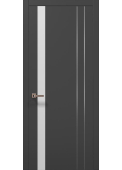 Двері Папа Карло Plato PL-22 темно-сірий супермат