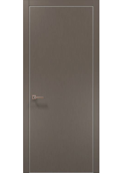 Двері Папа Карло Plato PL-01 шовк трюфель