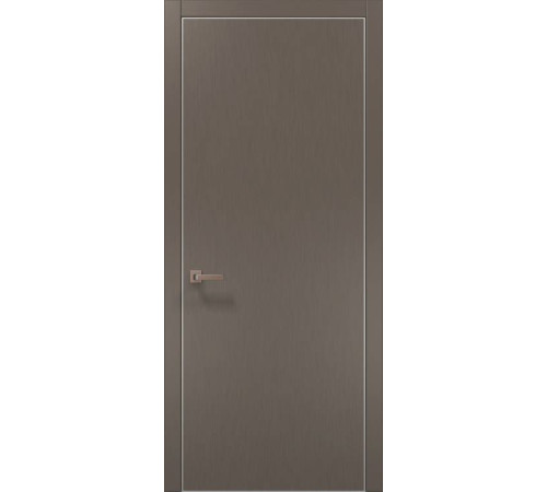 Двері Папа Карло Plato PL-01 шовк трюфель