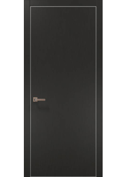 Двері Папа Карло Plato PL-01 шовк графіт