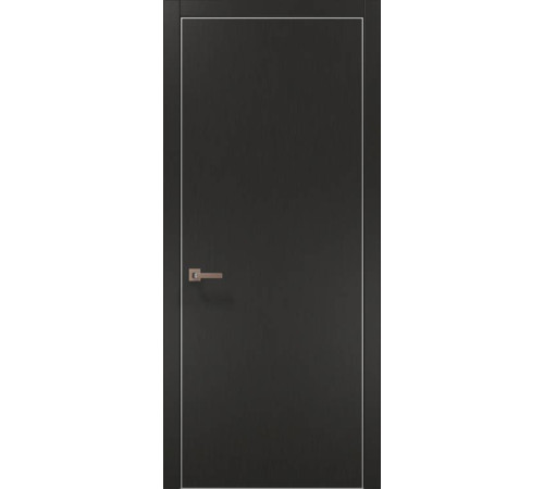 Двері Папа Карло Plato PL-01 шовк графіт