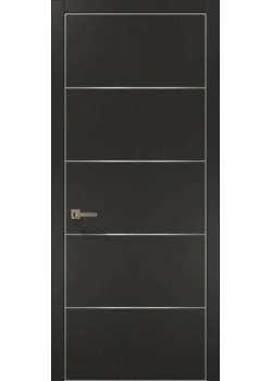 Двері Папа Карло Plato PL-02 шовк графіт