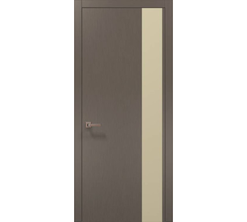 Двери Папа Карло Plato PL-05 шелк трюфель