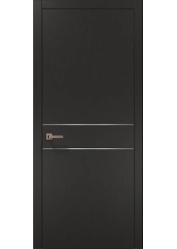 Двері Папа Карло Plato PL-07 шовк графіт