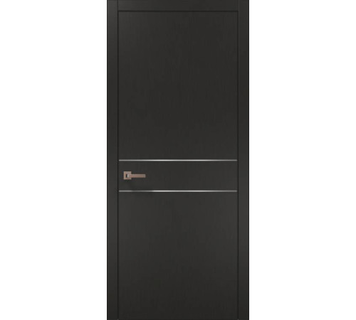 Двері Папа Карло Plato PL-07 шовк графіт