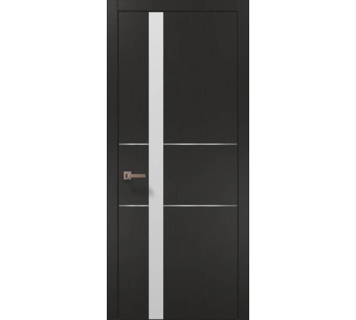Двері Папа Карло Plato PL-08 шовк графіт