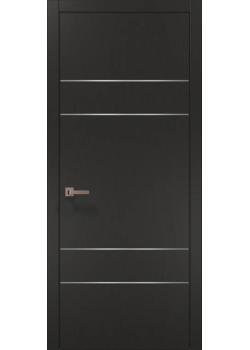 Двері Папа Карло Plato PL-09 шовк графіт