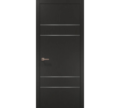Двері Папа Карло Plato PL-09 шовк графіт