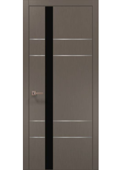 Двері Папа Карло Plato PL-10 шовк трюфель