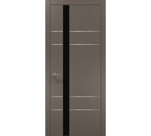 Двері Папа Карло Plato PL-10 шовк трюфель