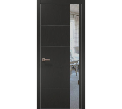 Двері Папа Карло Plato PL-11 шовк графіт