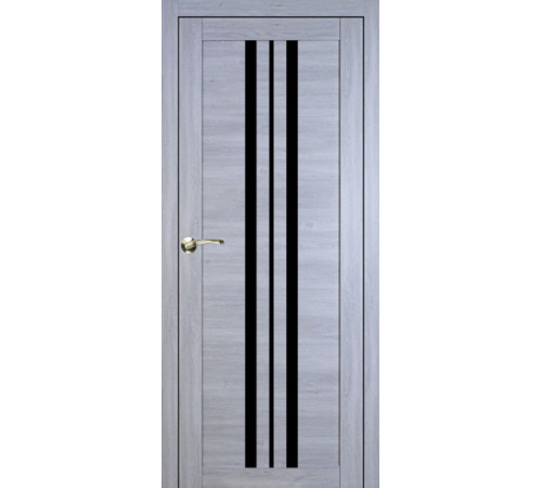 Міжкімнатні Двері Portalino Doors PL-ECO-7 Чорне скло
