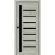 Міжкімнатні Двері Portalino Doors PL-PVC-01 Чорне скло