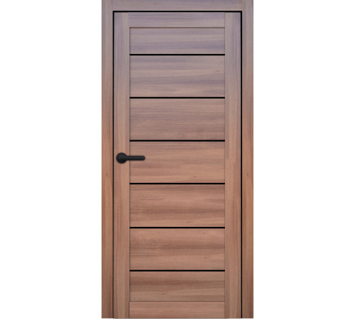 Міжкімнатні Двері Portalino Doors PL-PVC-08 Чорне скло