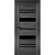 Міжкімнатні Двері Portalino Doors PL-ECO-04 Чорне скло