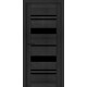 Міжкімнатні Двері Portalino Doors PL-ECO-04 Чорне скло