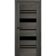 Міжкімнатні Двері Portalino Doors PL-PVC-04 Чорне скло