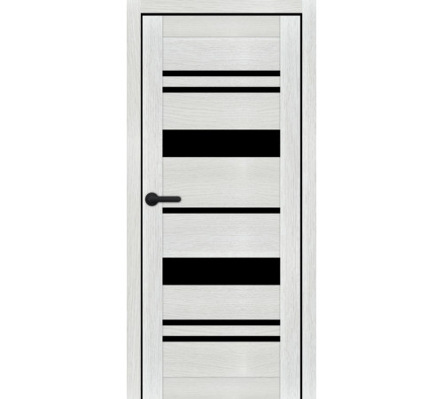 Міжкімнатні Двері Portalino Doors PL-PVC-04 Чорне скло