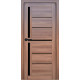 Міжкімнатні Двері Portalino Doors PL-PVC-06 Чорне скло