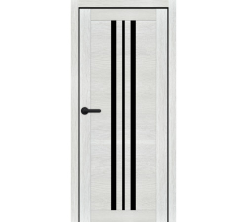 Міжкімнатні Двері Portalino Doors PL-PVC-07 Чорне скло