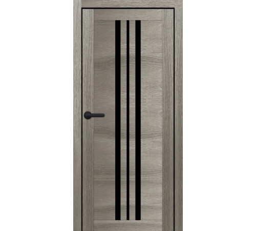 Міжкімнатні Двері Portalino Doors PL-PVC-07 Чорне скло
