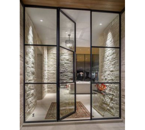 Міжкімнатні Двері RockWood Design MetalGlass 3