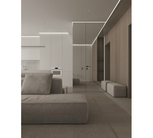 Міжкімнатні Двері RockWood Design Reflex Line З дзеркалом
