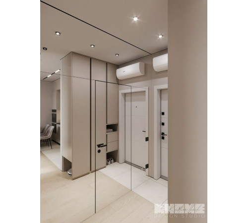 Міжкімнатні Двері RockWood Design Invisible Reflection З дзеркалом