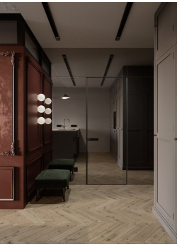Двері RockWood Design Crystal View З дзеркалом