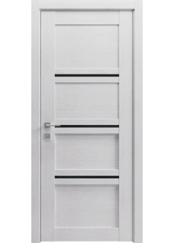 Двері Rodos Modern Quadro Чорне скло