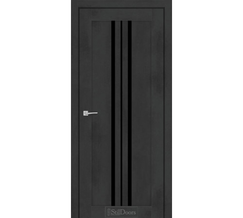 Міжкімнатні Двері StilDoors ARMANO Чорне скло