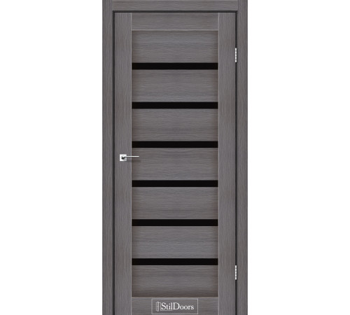 Межкомнатные Двери StilDoors FLORIDA Черное стекло