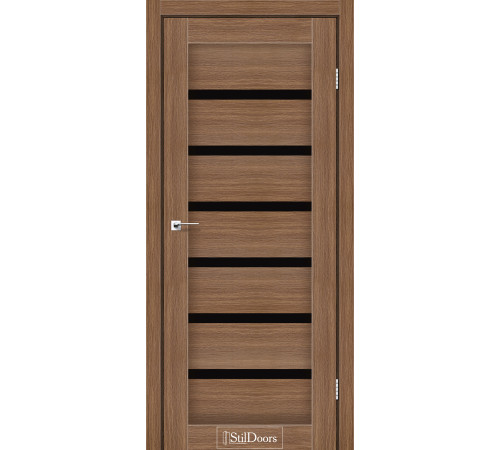 Межкомнатные Двери StilDoors FLORIDA Черное стекло