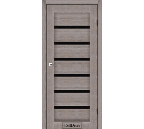 Межкомнатные Двери StilDoors FLORIDA Черное стекло