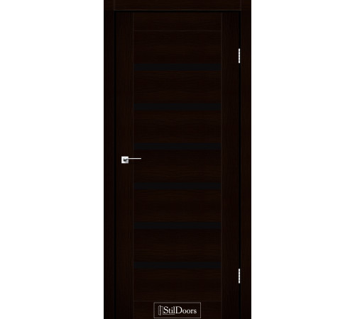 Межкомнатные Двери StilDoors FLORIDA Черное стекло