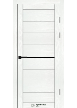 Двері Syndicate Doors SD-PVC-129 Чорне скло