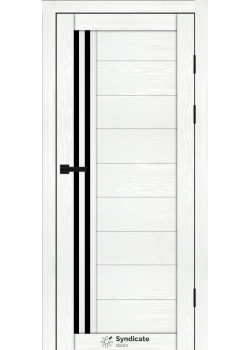 Двері Syndicate Doors SD-PVC-135 Чорне скло
