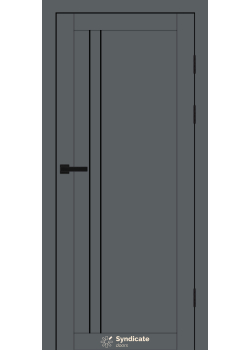 Двері Syndicate Doors SD-PVC-141 Чорне скло