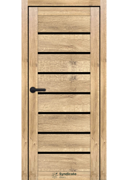 Двері Syndicate Doors SD-ECOTOP-102 Чорне скло