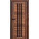 Межкомнатные Двери Syndicate Doors SD-ECOTOP-107 Черное стекло