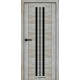 Межкомнатные Двери Syndicate Doors SD-ECOTOP-107 Черное стекло