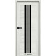 Межкомнатные Двери Syndicate Doors SD-ECOTOP-107 Черное стекло