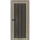 Межкомнатные Двери Syndicate Doors SD-ECOTOP-125 Черное стекло