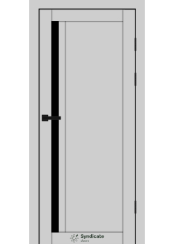 Двері Syndicate Doors SD-PVC-140 Чорне скло