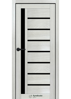Двері Syndicate Doors SD-ECOTOP-101 Чорне скло