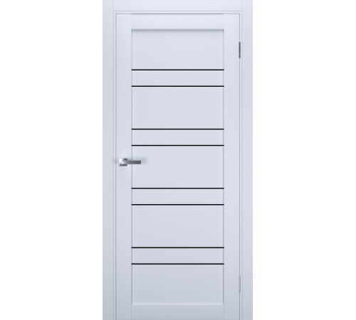 Міжкімнатні Двері Terminus Ukrainian Doors UD-6 ПП Чорне скло