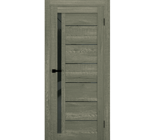 Міжкімнатні Двері Terminus Ukrainian Doors UD-13 Чорне скло