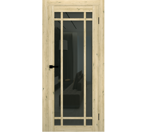 Міжкімнатні Двері Terminus Ukrainian Doors UD-16 Чорне скло