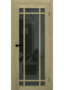 Двері Terminus Ukrainian Doors UD-16 Чорне скло