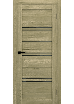 Двері Terminus Ukrainian Doors UD-11 Чорне скло